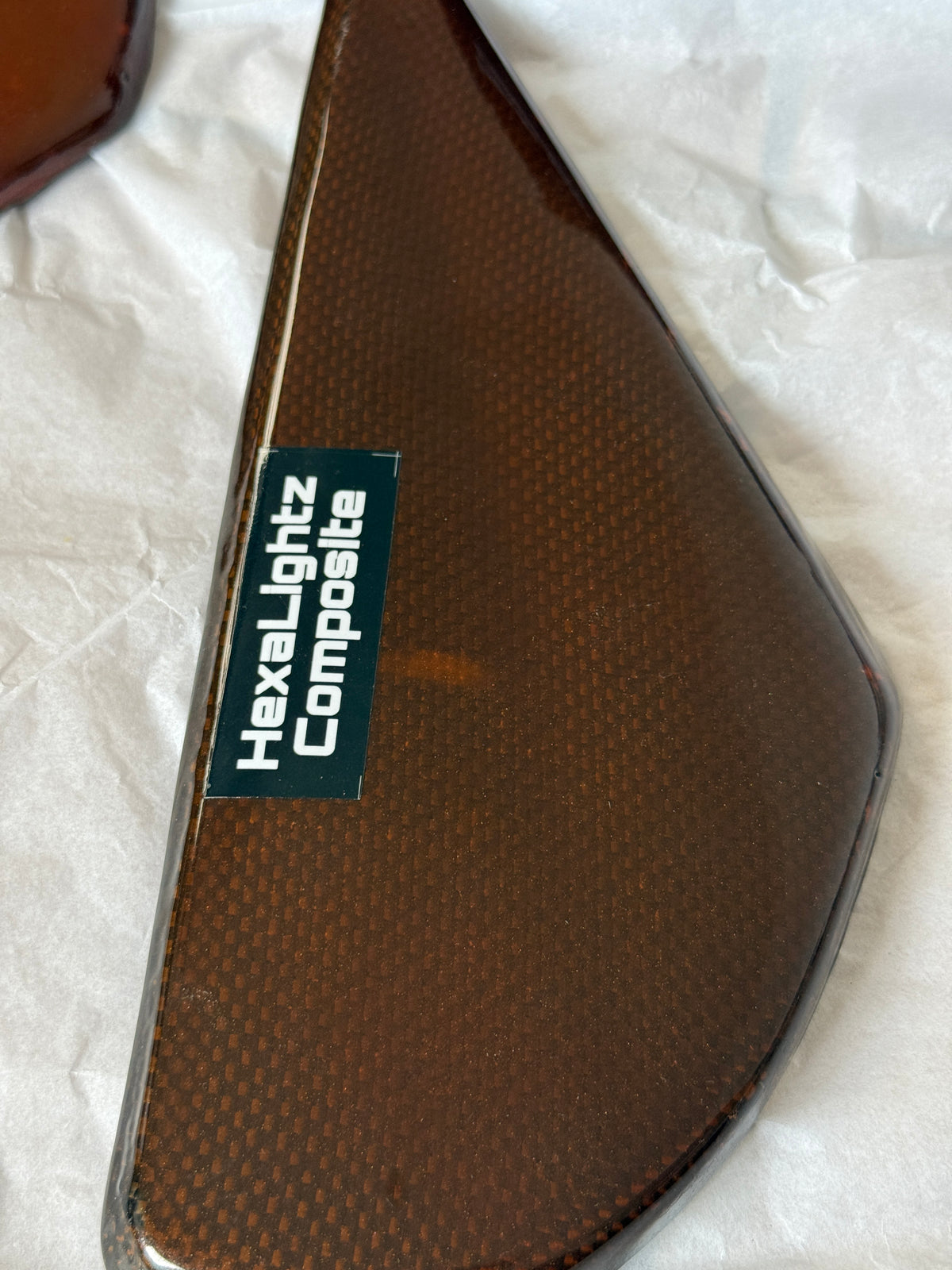 Orange Carbon Tank Cover ~ KTM 2000-2007