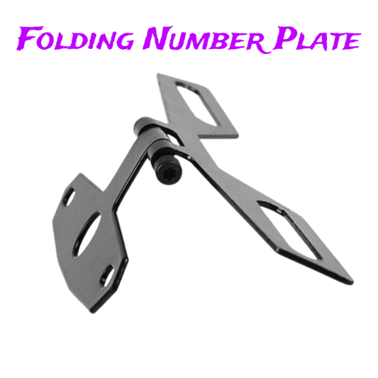 Folding Number Plate Holder