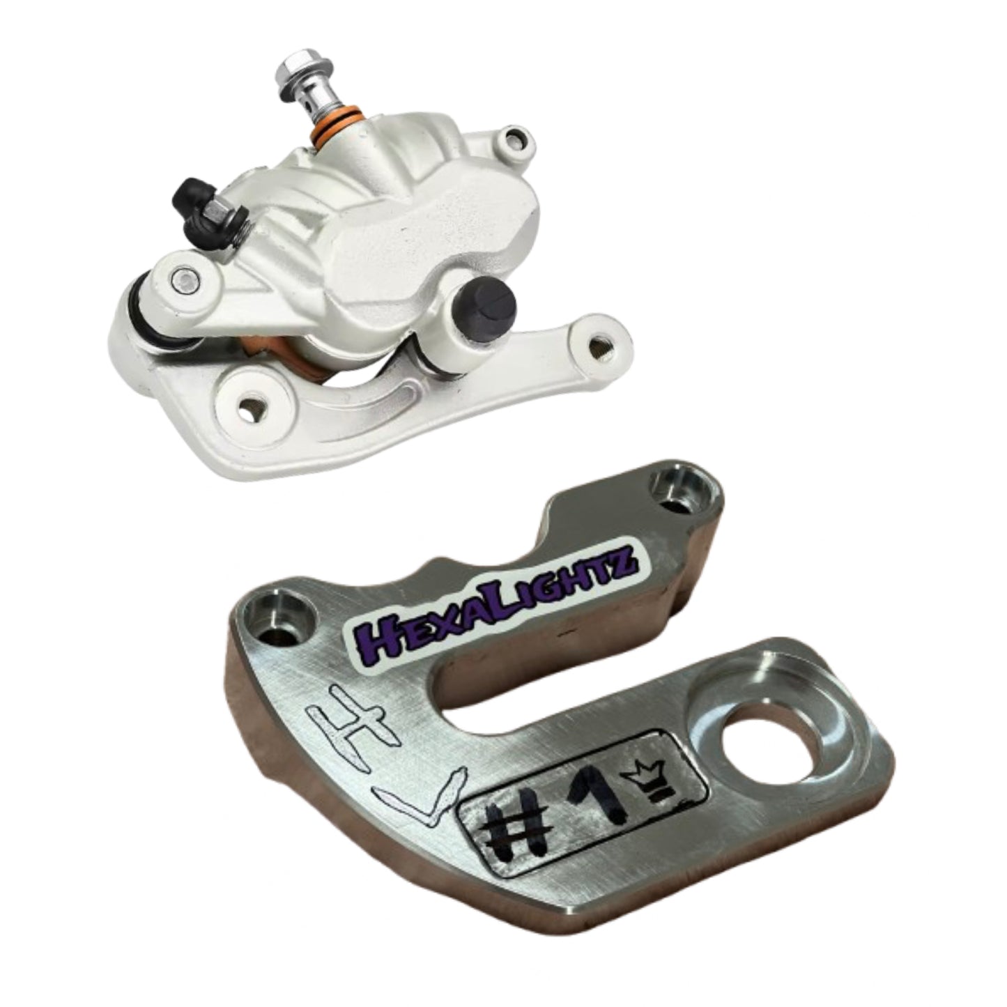 Dual Caliper Bracket with Caliper - Select your bike