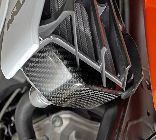 Carbon Radiator Cover ~ KTM 2012-2023